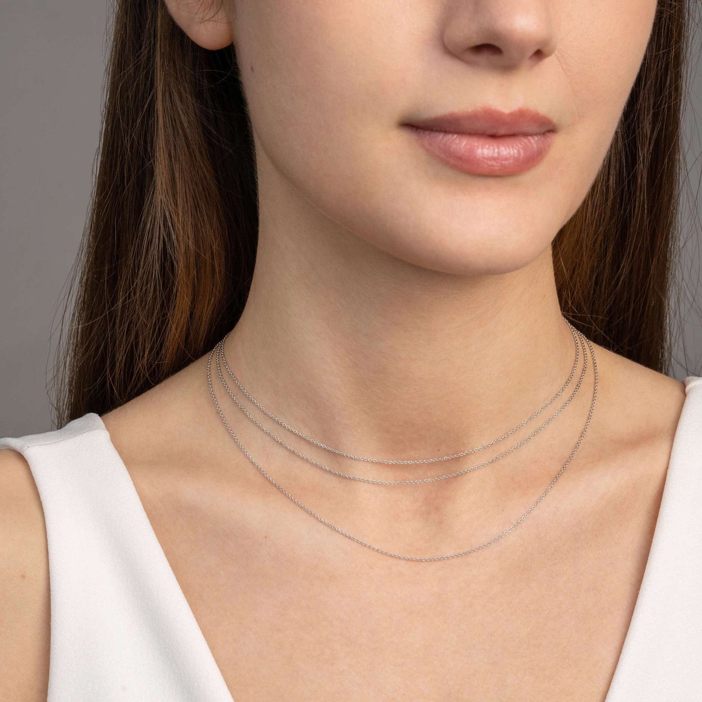 Venezianer- / Ankerkette aus 585er Gelbgold – 36 cm Länge, 1,1 mm Stärke – Goldfarben