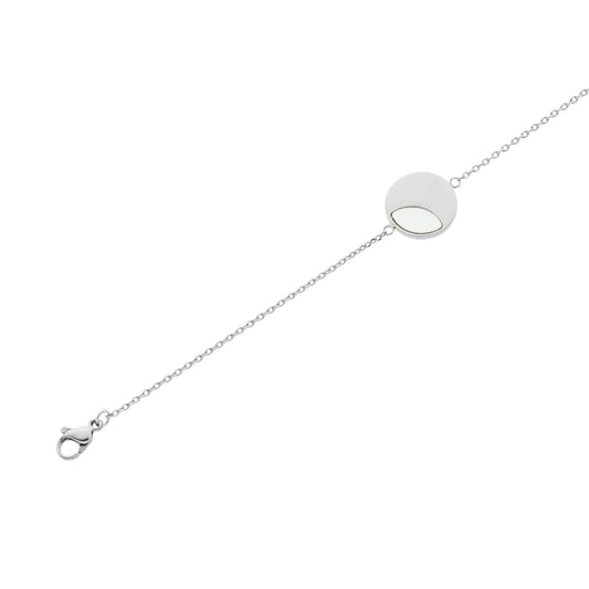 Armband aus Stahl – Länge ca. 17 cm (+ Verlängerung 4 cm)