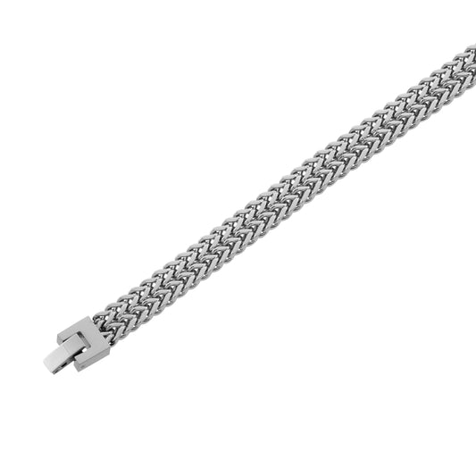 Armband aus Edelstahl, Länge 21 cm – Breite 8 mm